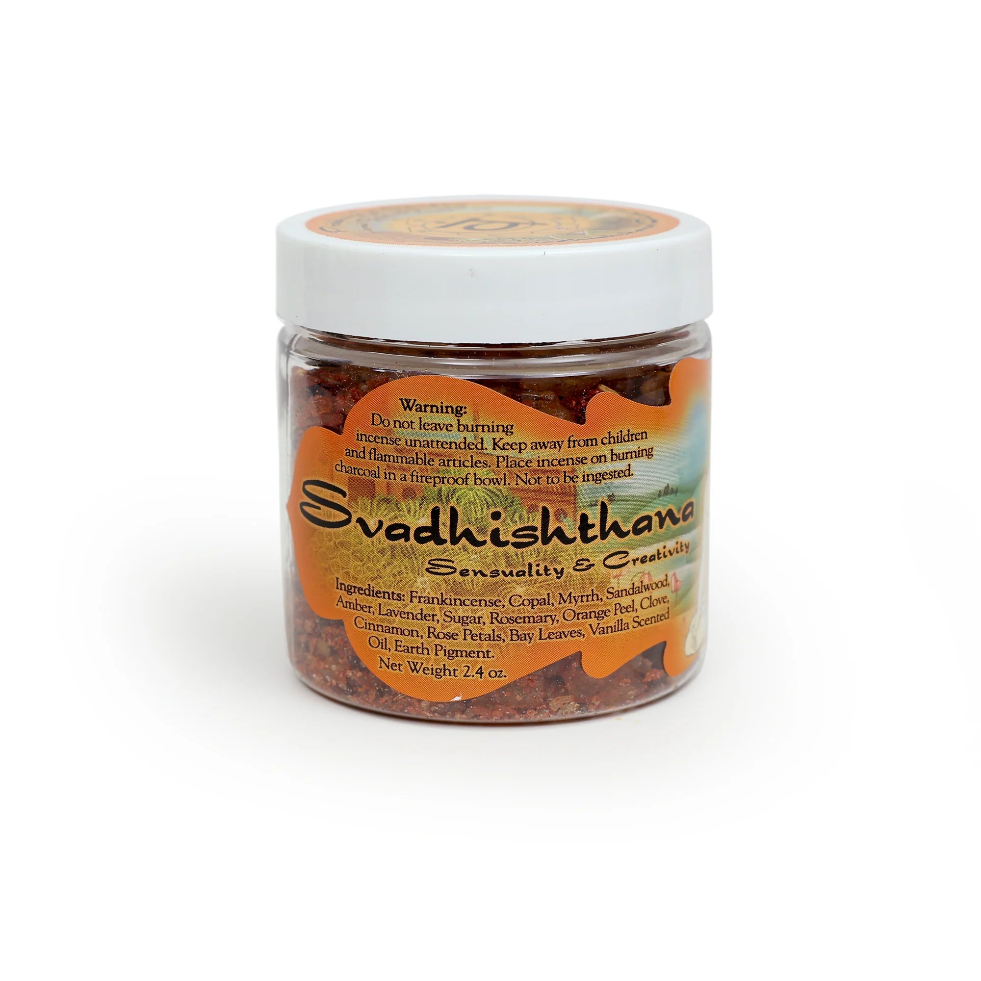 Sacral Chakra Svadhishtana Resin Incense - Sensuality + Creativity