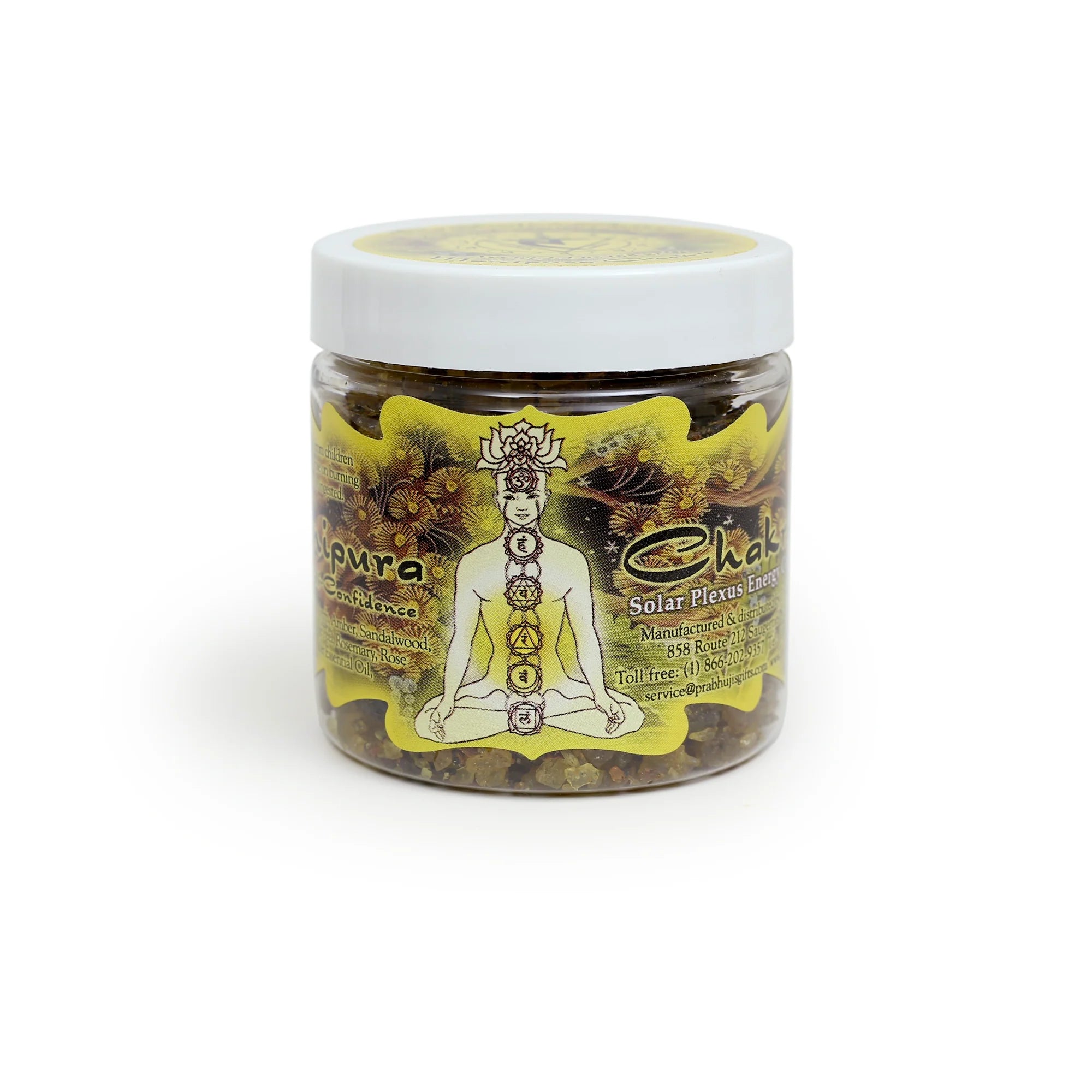 Solar Plexus Chakra Manipura Resin Incense  - Self-confidence + Transformation