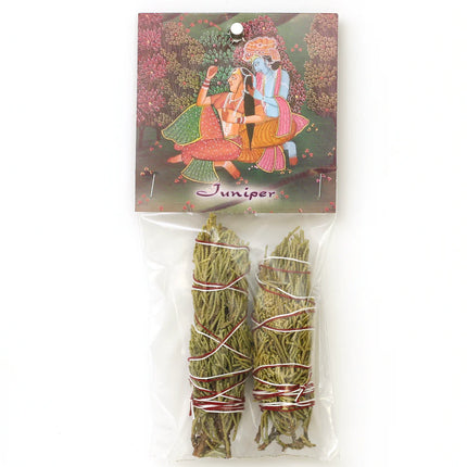 Smudging Herbs - Juniper Smudge Stick - 2 mini Bundles