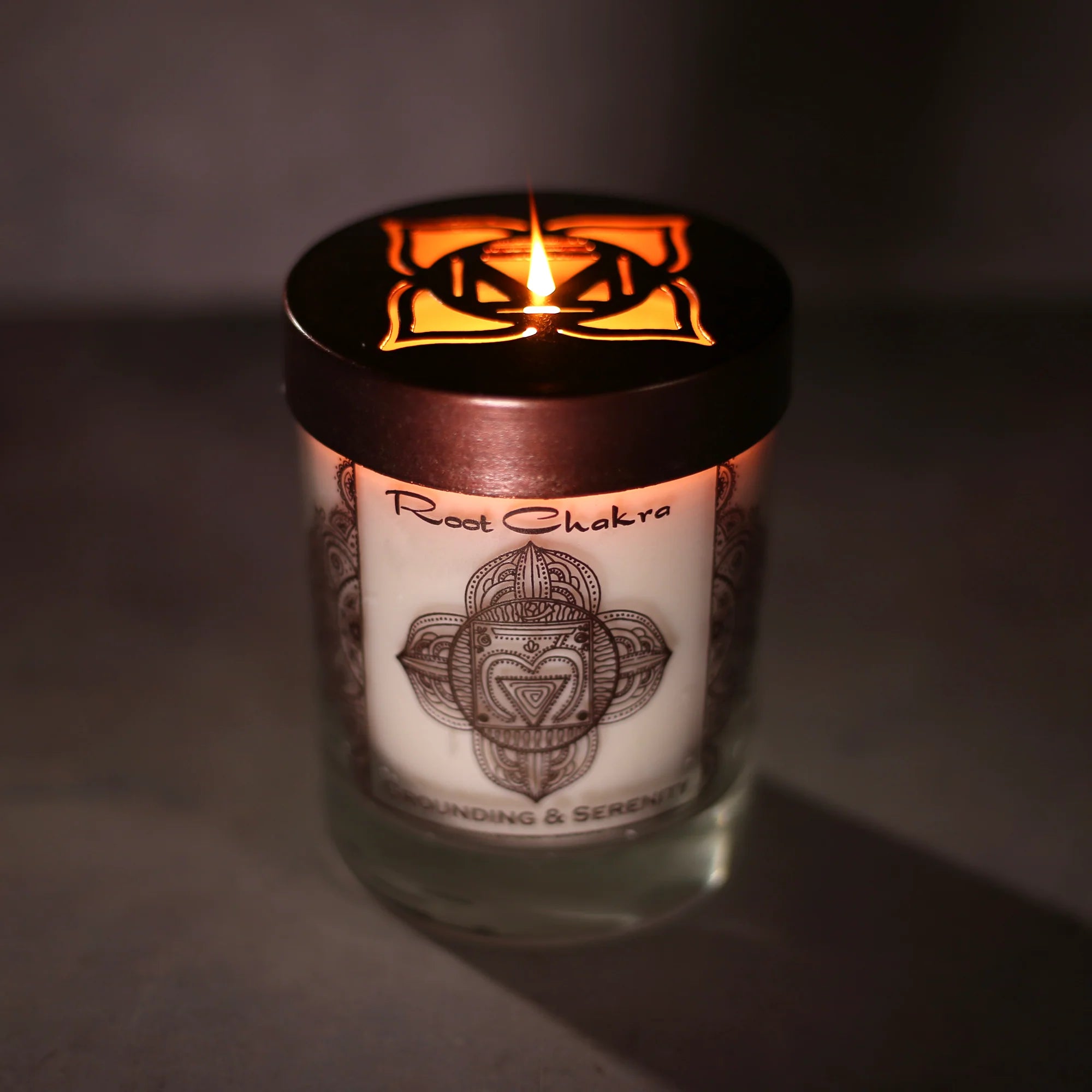 Root Chakra Muladhara Soy Candle| Grounding + Serenity