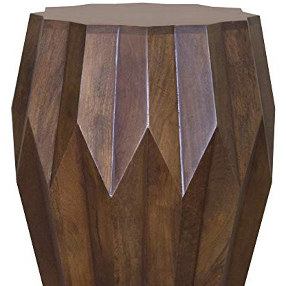 Lauren Fields Solid Wood End Table