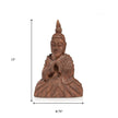 Wooden Seated Buddha Sculpture