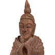 Wooden Seated Buddha Sculpture