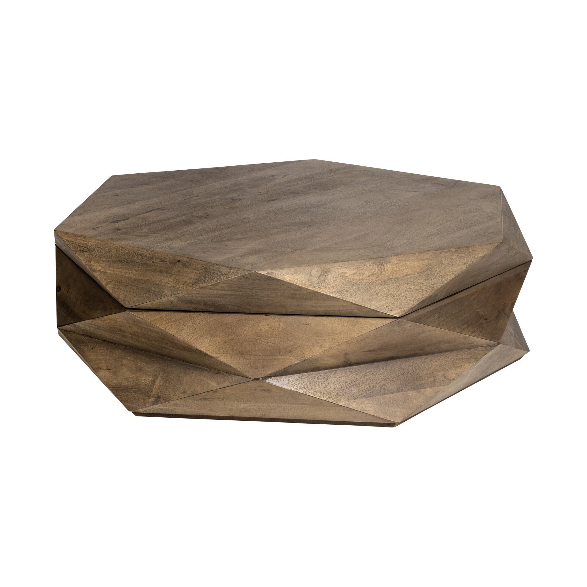 Winston Hexagon Coffee Table + Storage