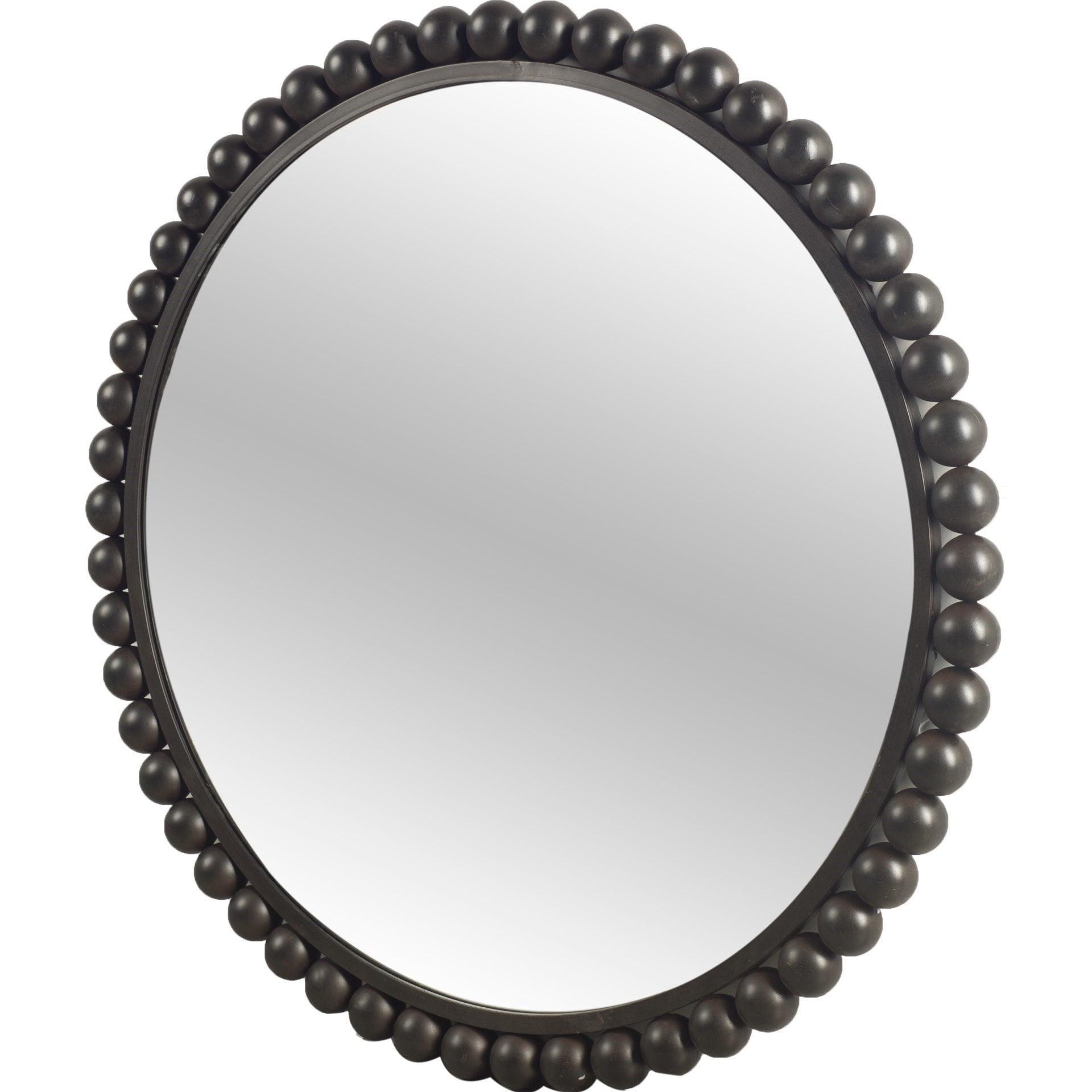 Metal Ball Frame Wall Mirror