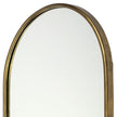 Gold Oval Accent Metal Mirror