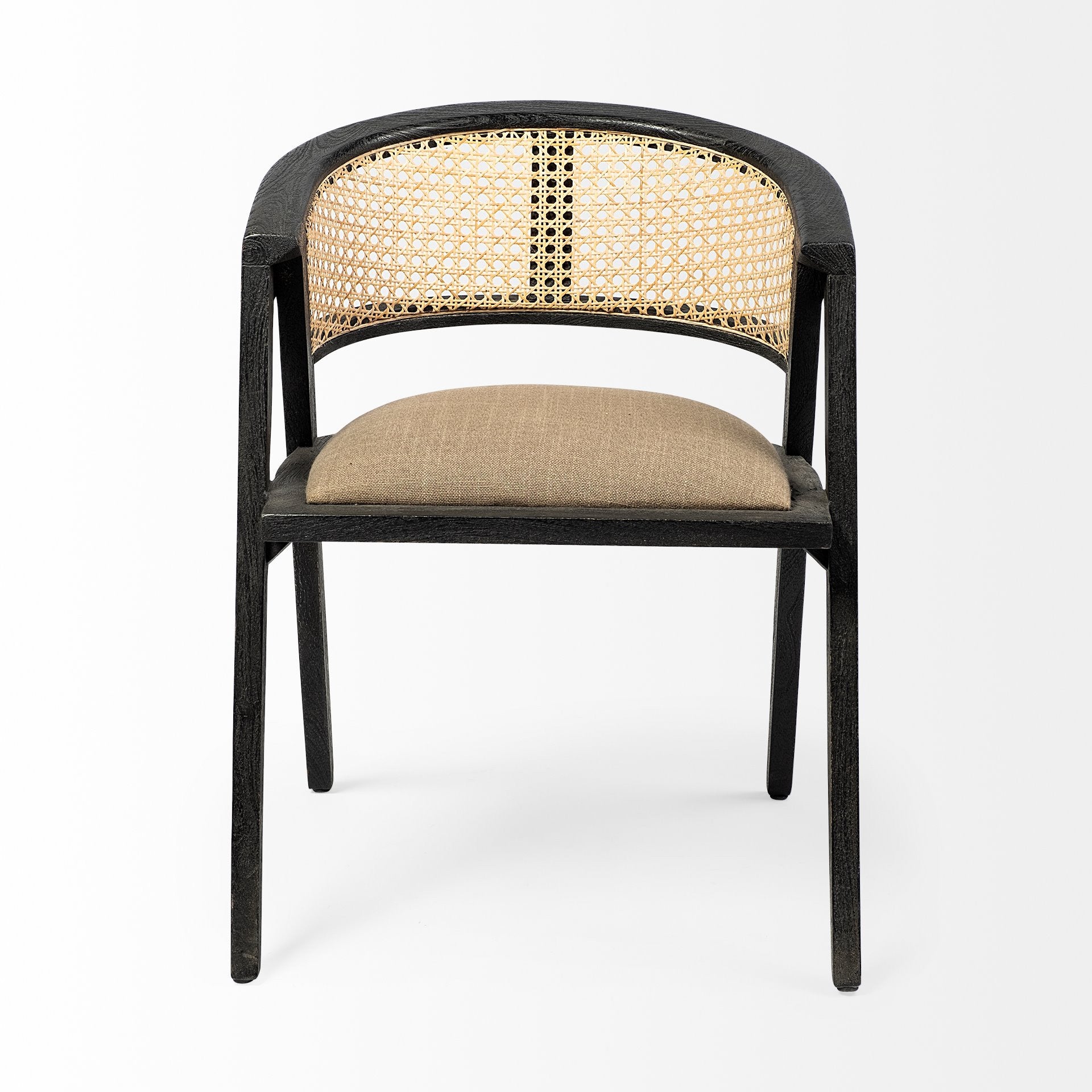 Regina Round Back Dining Chair Black