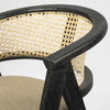 Regina Round Back Dining Chair Black