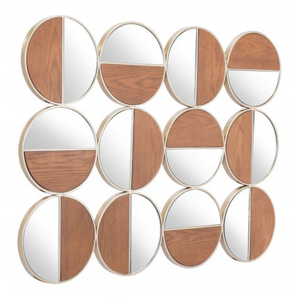 Contemporary Steel Framed Accent Mirror