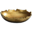 Gilded Elegance abstract Torn Texture Bowl