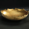 Gilded Elegance abstract Torn Texture Bowl