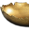 Gilded Elegance abstract Torn Texture Bowl