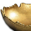 Gilded Elegance abstract Torn Texture Bowl