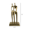 Regal Elegance Brass Figural Sculpture