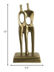 Regal Elegance Brass Figural Sculpture