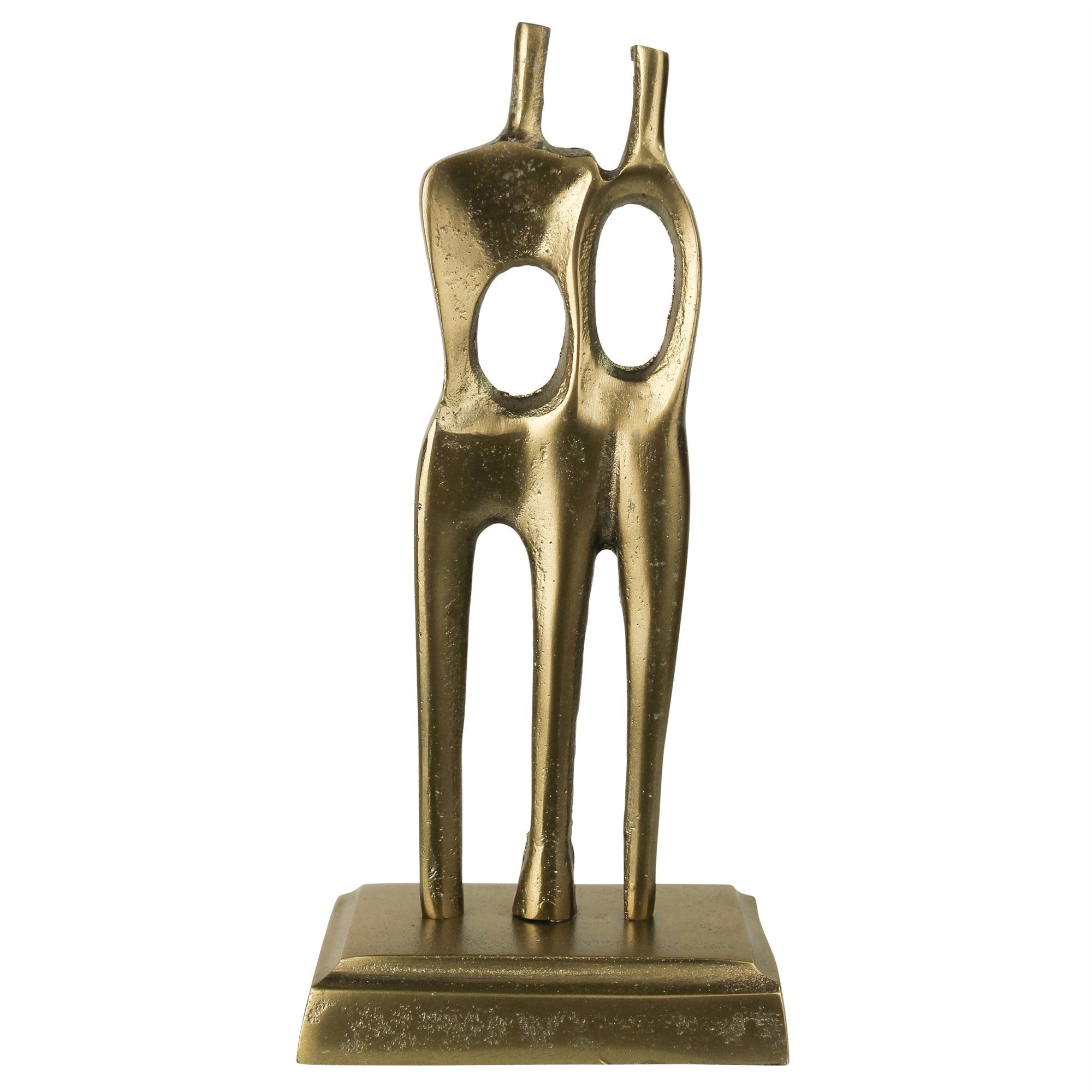 Regal Elegance Brass Figural Sculpture