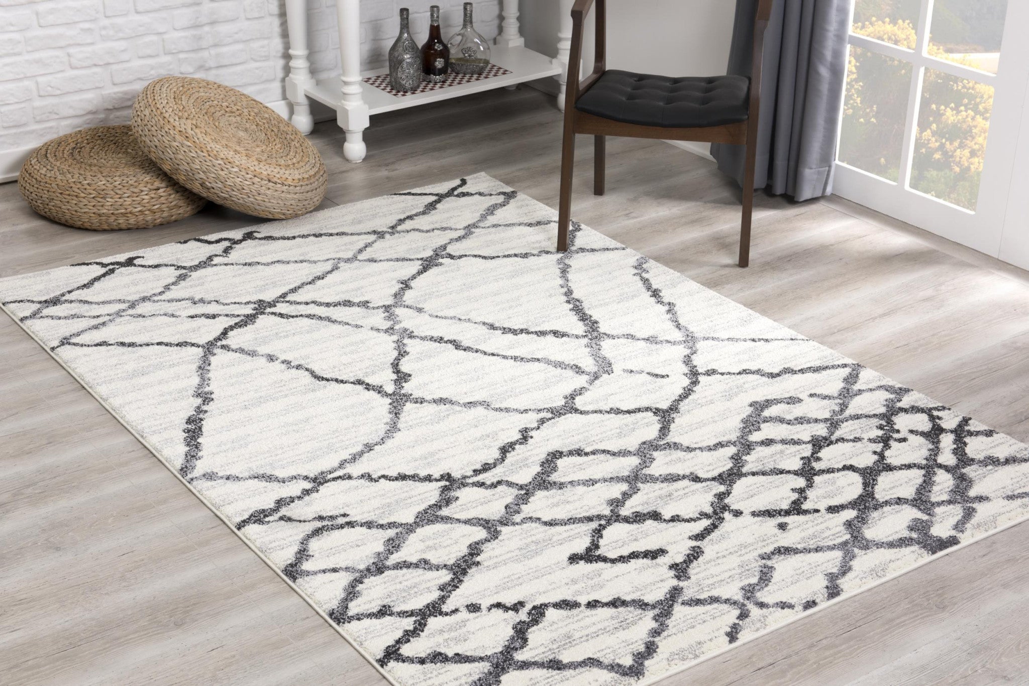 Cross Modern Abstract Area Rug