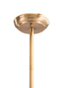 Gold Solar Eclipse Ceiling Lamp