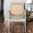 Wooden Chair With Cane Mesh Backrest