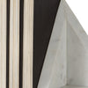 Modern Triangle Marble Bookends