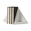 Modern Triangle Marble Bookends