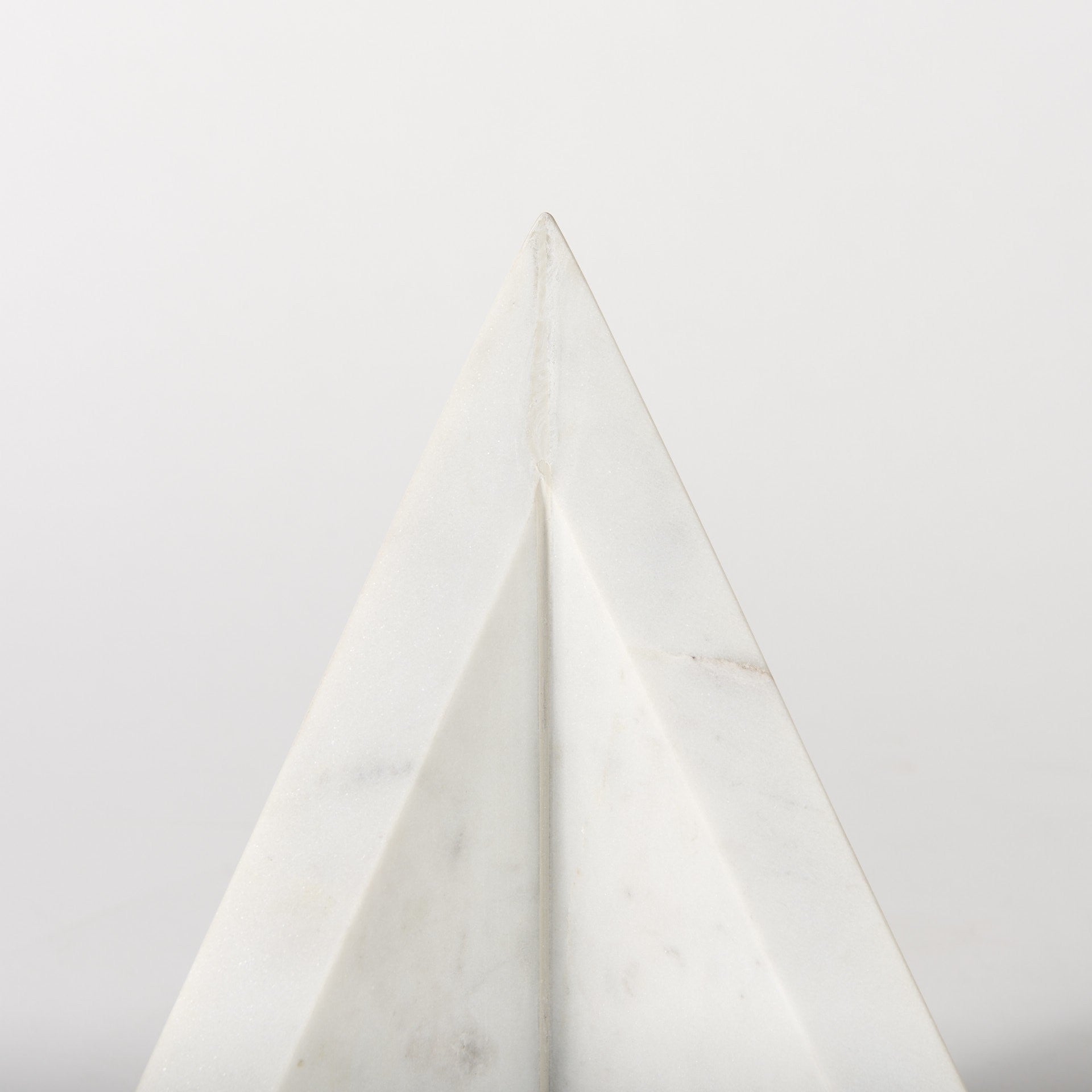 Modern Triangle Marble Bookends