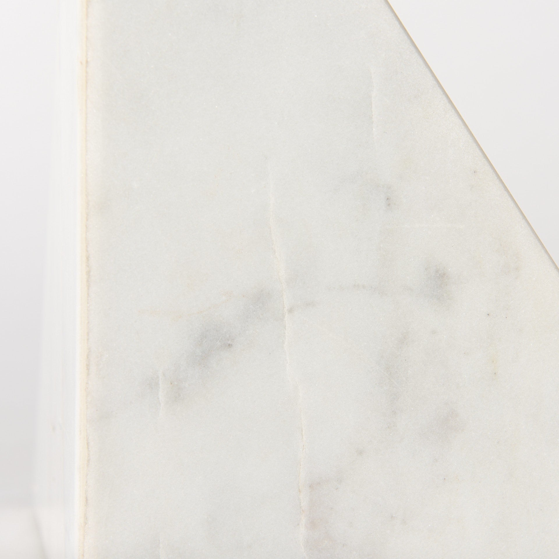 Modern Triangle Marble Bookends