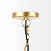 Gilded Wicker Pendant Light