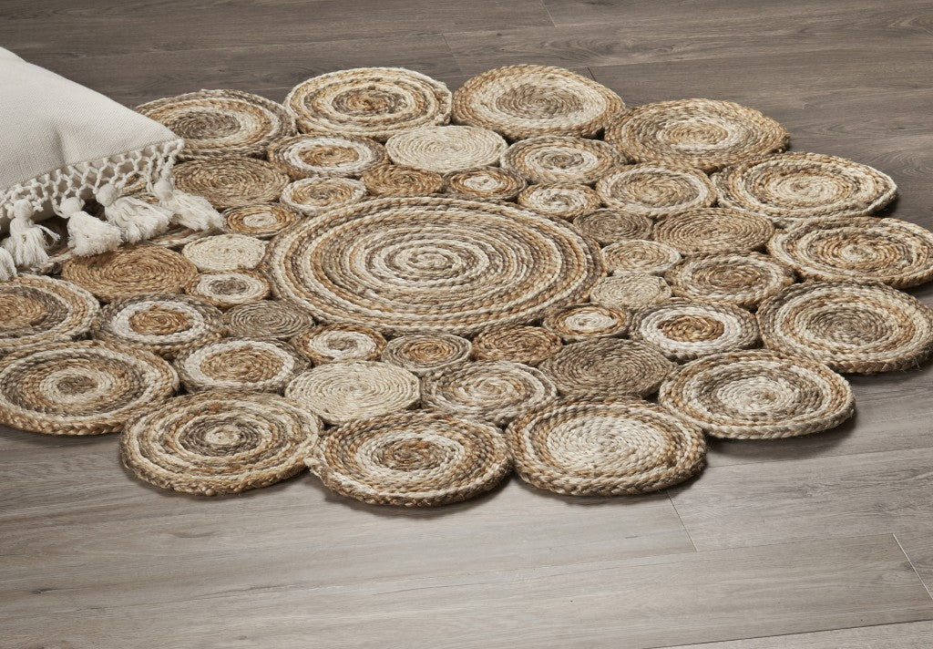 Aranya Intricate Round Area Rug