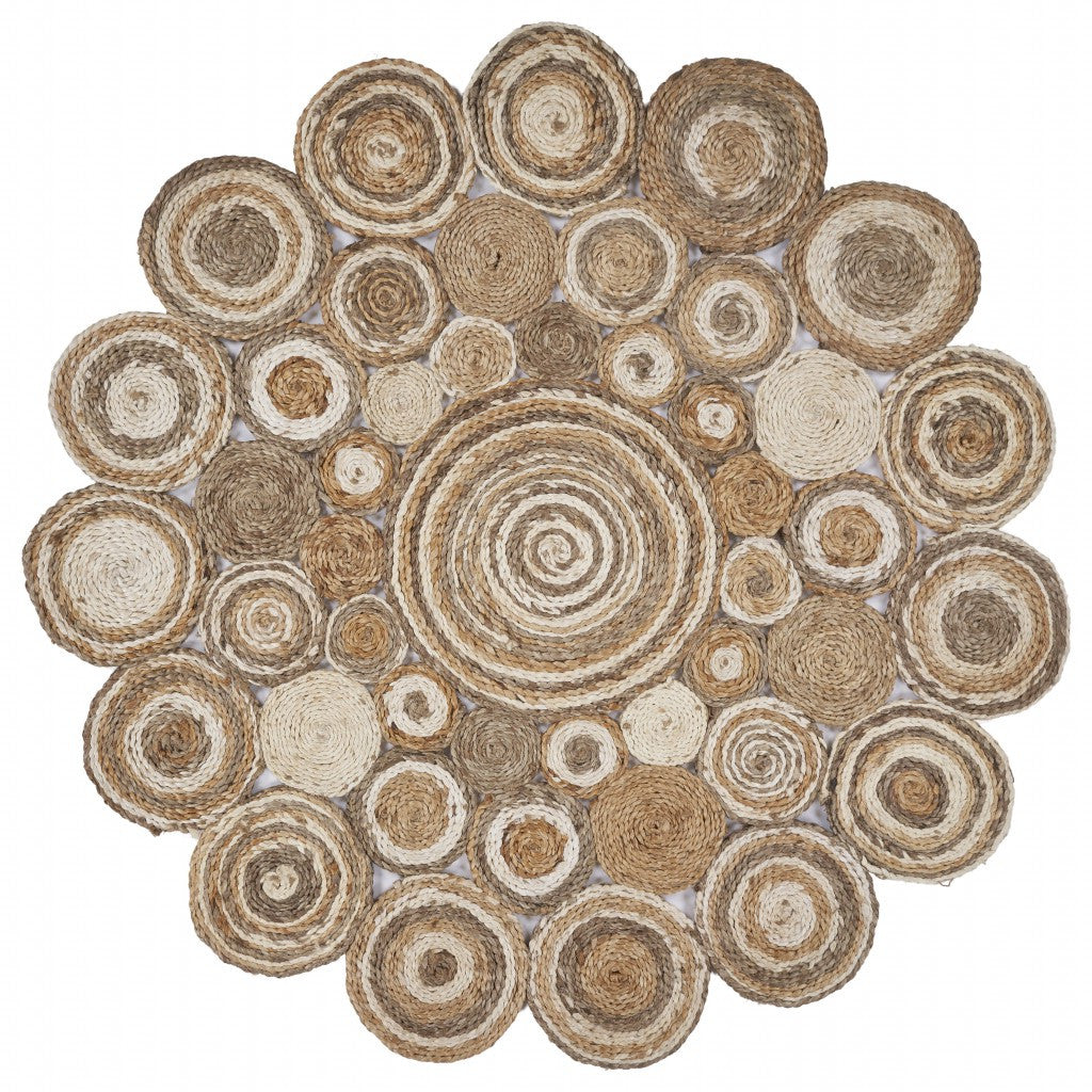 Aranya Intricate Round Area Rug