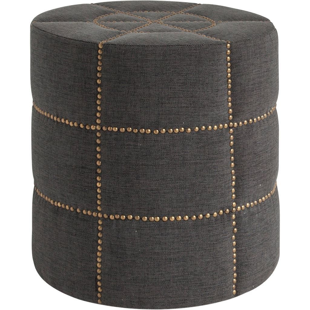 Grace + Lux Linen Ottoman