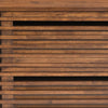 Walnut Modern Slat End Table