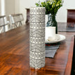 Ivory Splendor Geometric Vase