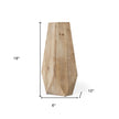 Haven Natural Stain Wooden Vase 19