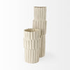 Jumbo Organic Textured Sand Vase