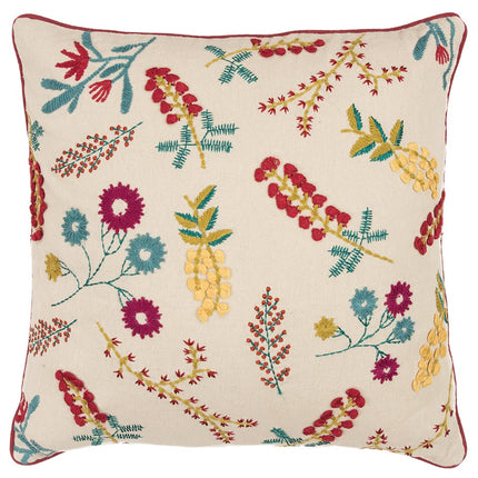 Flora Textural Throw Pillow