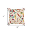 Flora Textural Throw Pillow