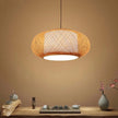 Bamboo Open Weave Hanging Ceiling Light