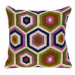 Retro Dream Cotton Zippered Throw Pillow