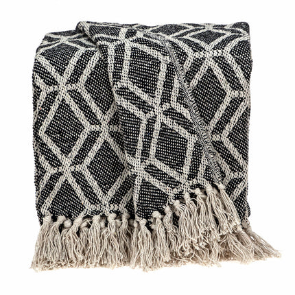 Grayson Geometric Woven Throw Blanket