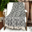 Grayson Geometric Woven Throw Blanket