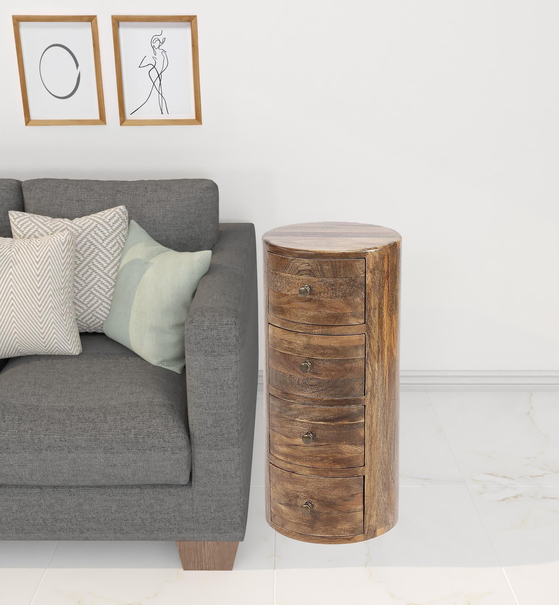 Oasis Cylindrical End Table