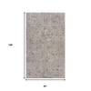 Rowan Distressed Abstract Area Rug 8' X 11'