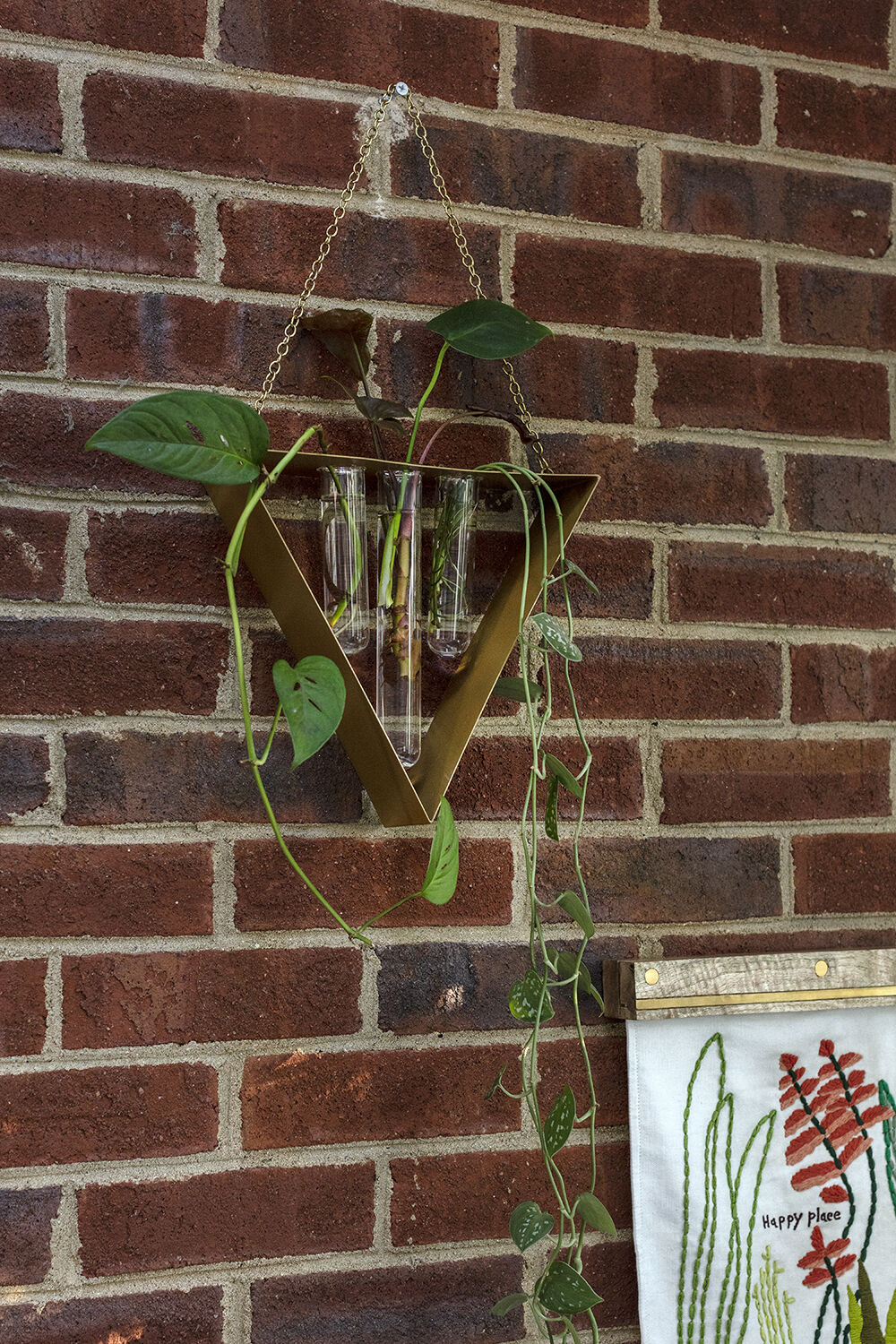 Tawny Hanging Propagation Vase