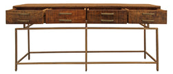 Edison Solid Wood Distressed Console Table