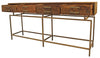 Edison Solid Wood Distressed Console Table