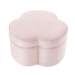 Penelope Blush Velvet Ottoman