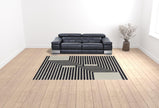 Elliot Modern Lines Tufted Area Rug 9' X 12'