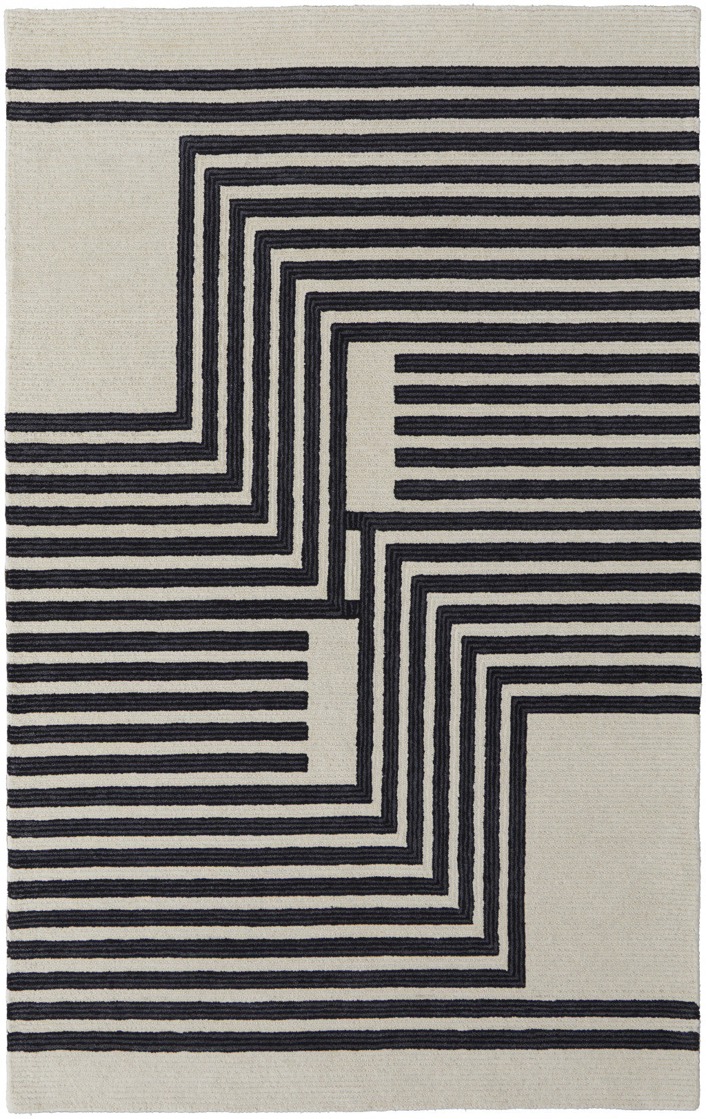 Elliot Modern Lines Tufted Area Rug 9' X 12'