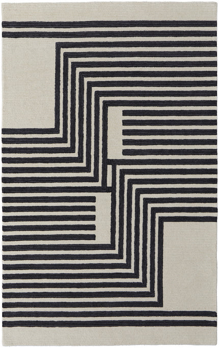 Elliot Modern Lines Tufted Area Rug 9' X 12'